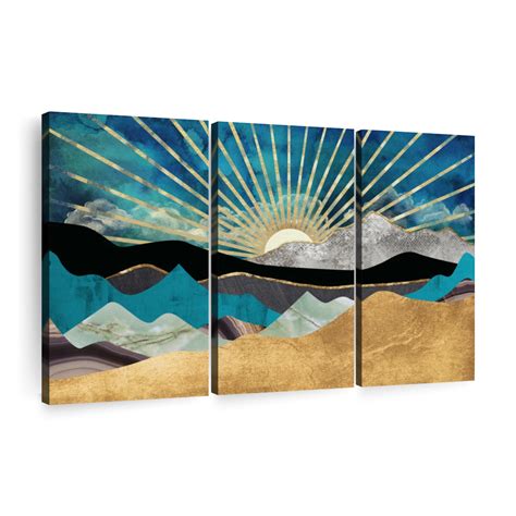 Mountain Sunset Ii Wall Art Painting