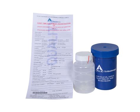 Prepaid Oil Sample Bottle