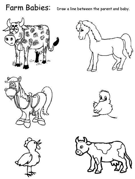 Find a horse, giraffe, lion, tiger, pig, monkey, dogs, cats. Printable Lamb Coloring Pages Farm Animals | Animal ...