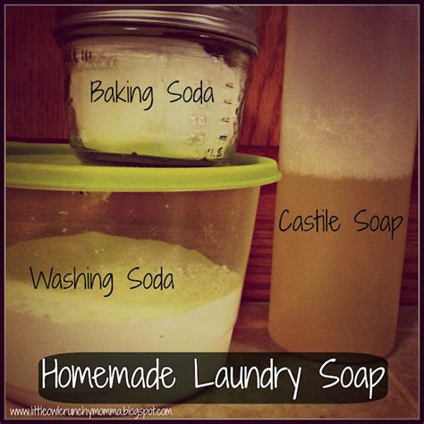 Littleowlcrunchymomma Easy Homemade Laundry Detergent Without Borax