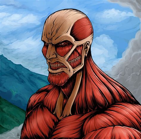 Attack On Titan Colossal Attack On Titan Art Drawings Attack On Titan