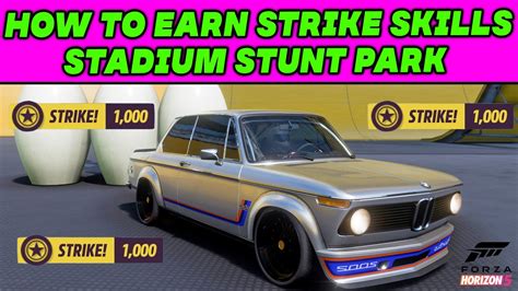 How To Earn STRIKE SKILLS In Forza Horizon 5 Strike Skills At Stadium
