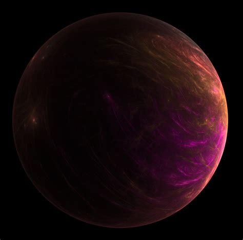 Pink And Orange Planet By Paulinemoss On Deviantart