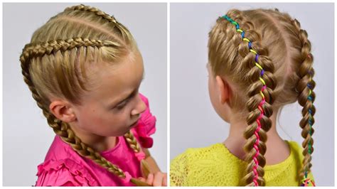 how to double dutch braids simple and with ribbon i boxer braids easy hairstyles 18