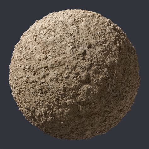 3d Scanned Sliding Rough Sand 1x1 Meters