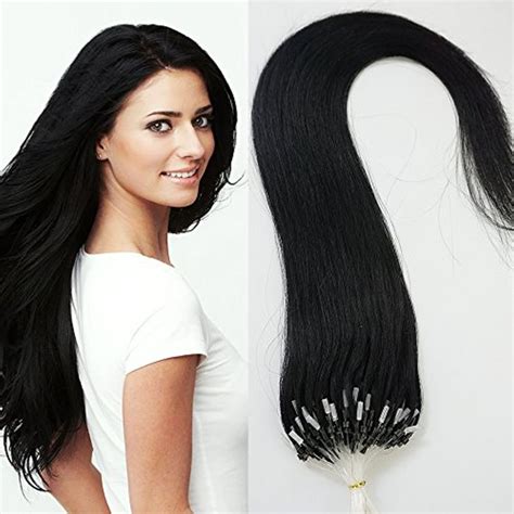 24 70g 100s Micro Ring Loop 100 Human Hair Extensions Natural Soft