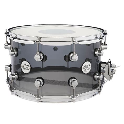 Dw Design Series Limited Edition 8x14 Smoke Acrylic Snare Reverb Uk