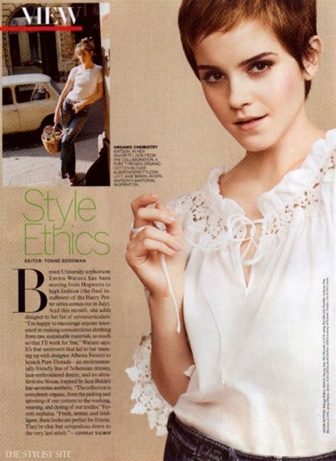Emma Watson Vogue Magazine Us March 2011 Gotceleb
