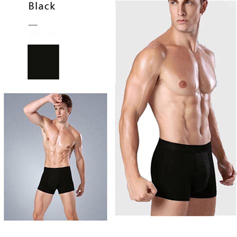 Mens Physiological Underwear Men Enlargement Underpants Health Boxer Shorts Tourmaline Prostate