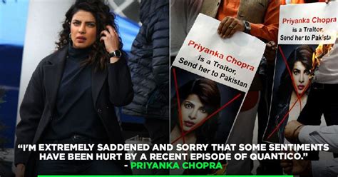 Priyanka Chopra Apologizes For The Latest Episode Of Quantico Tweets Shes A Proud Indian