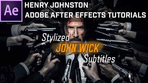 Free subtitles search john wick: Adobe After Effects Tutorial: Stylized John Wick Subtitles ...
