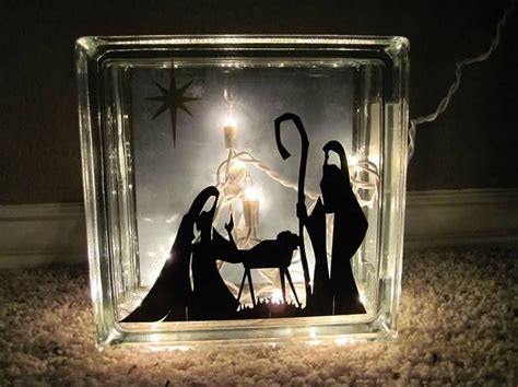 In my craft room i have some fun and colorful backdrops that i wanted to use to make the space seem more fun and whimsical. nativity silhouette - used Cricut craft room to weld ...