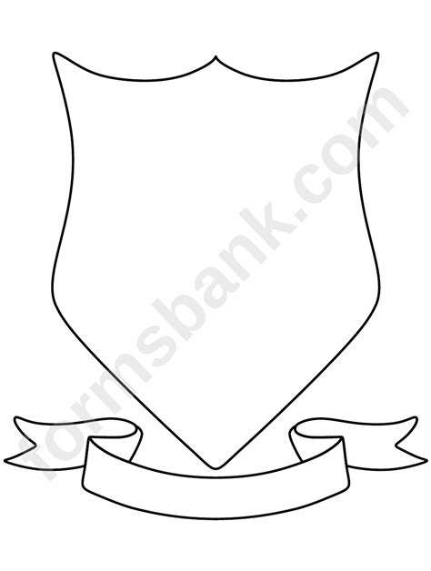 Coat Of Arms Coloring Page