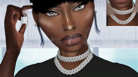Ice Me Tf Out Necklace On Patreon Tumblr Sims 4 Sims Hair Sims 4