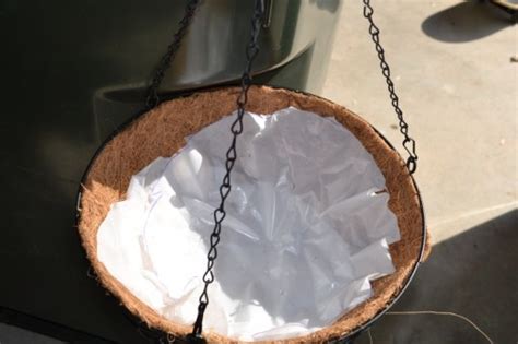 Coconut husk has the capacity to keep moisture inside. How to Conserve Water When Using Hanging Basket Liners ...