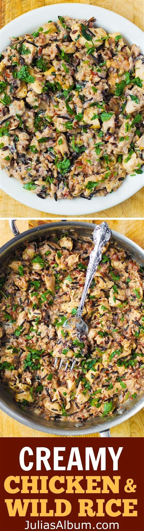 Creamy Parmesan Chicken And Wild Rice Recipe Like Casserole But Made On