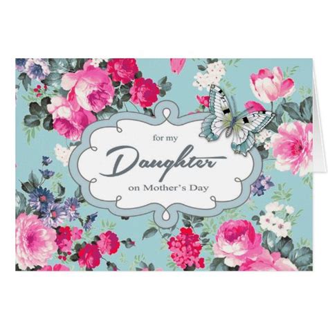 For Daughter On Mothers Day Greeting Cards Zazzle