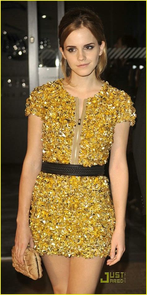 Emma Watson Gold Emma Watson Style Sparkly Outfits Emma Watson