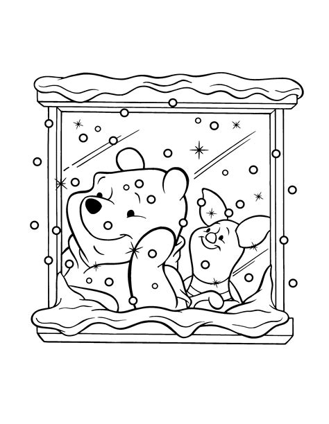 Christmas Coloring Pages Winnie The Pooh Pooh Piglet Coloring10