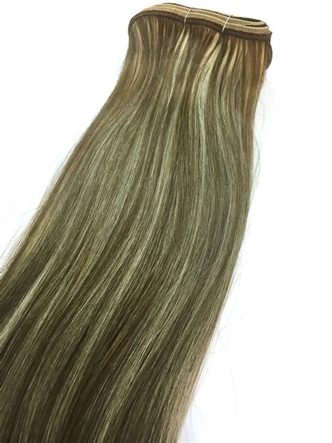 Indian Remy Silky Straight Human Hair Extensions Wefted Hair 22