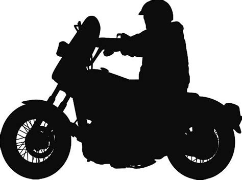 Motorcycle Silhouette Illustrations Royalty Free Vector Graphics