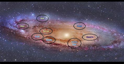 Toylab Marvel Andromeda Galaxy Map