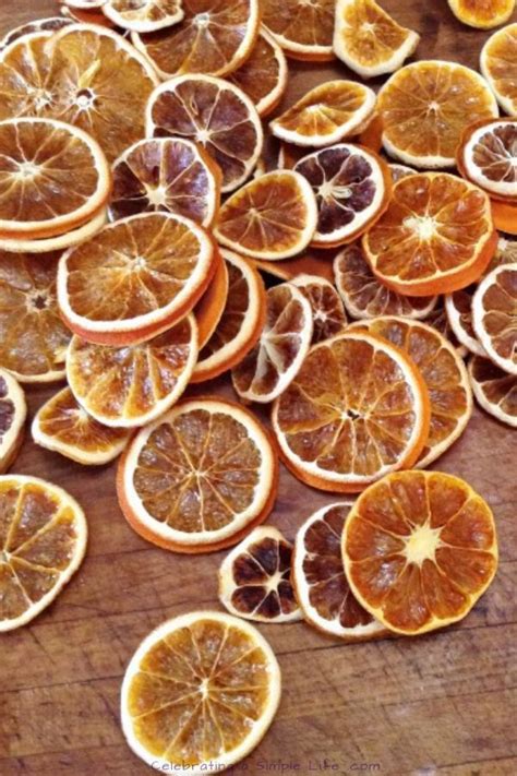 How To Dry Orange Slices Rustic Holiday Natural Christmas Decor