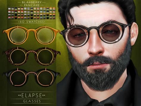 Elapse Glasses At Blahberry Pancake The Sims 4 Catalog