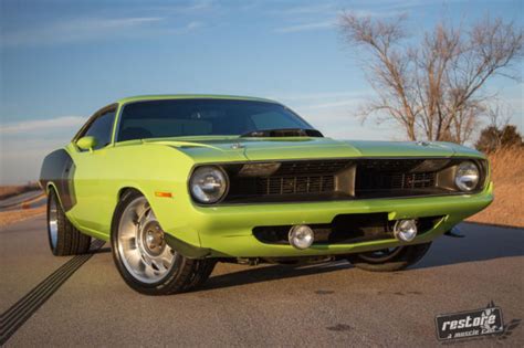 1970 Plymouth Hemi Cuda Resto Mod With A Modern Hemi And 4 Speed Installed For Sale