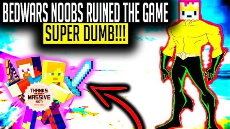 Bedwars Noobs Are Ruining The Game Minecraft Solo Bedwars Youtube