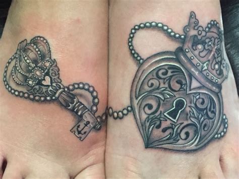 Couple Tattoos Lock And Key Couple Tattoos Tattoos Tattoo Wedding