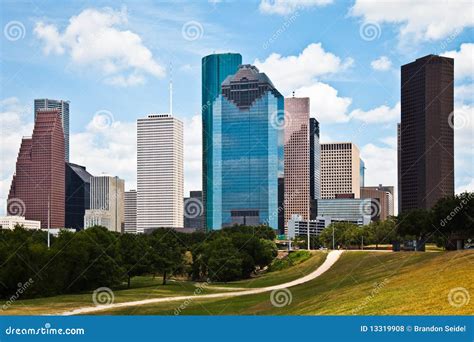 Downtown Houston Texas Cityscape Skyline Royalty Free Stock Photos