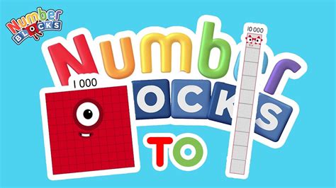 Numberblocks Intro 1000 To 10000 Only Song Youtube
