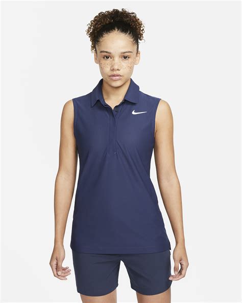 Nike Dri Fit Adv Tour Womens Sleeveless Golf Polo Nike Cz