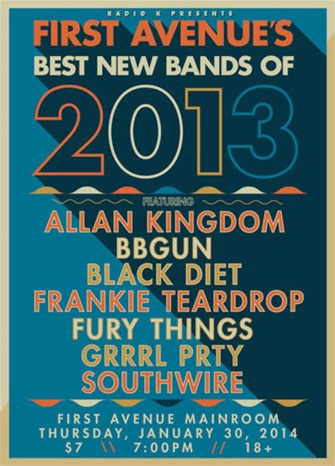 First Avenues Best New Bands Of 2013 Events Calendar The Current