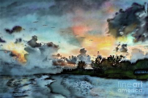 Blue Sunset Over Sanibel Island Photograph By Jeff Breiman Fine Art