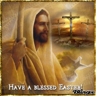 Behold the blessings come pouring down to you and loved ones savor every bite. Have A Blessed Easter | Easter quotes