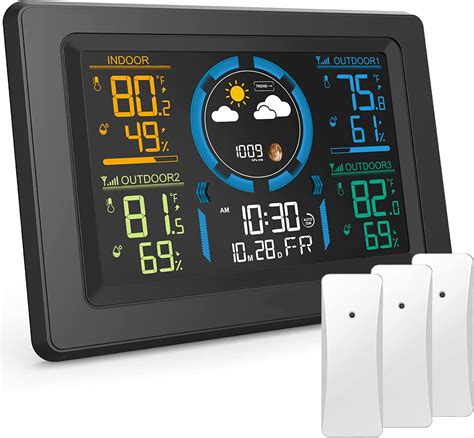 Buy Weather Station Wireless Indoor Outdoor Thermometer Digital Atomic