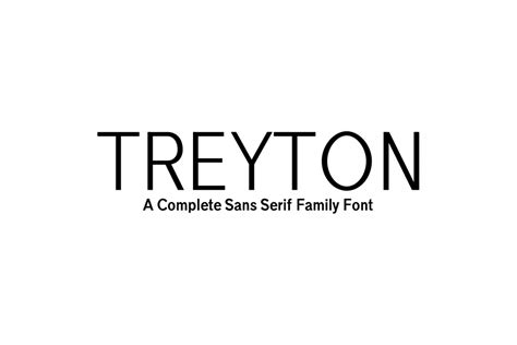 Maybe you would like to learn more about one of these? Treyton Sans Serif Font Family (30558) | Sans Serif | Font ...