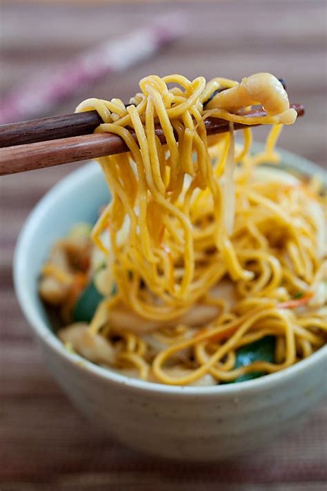 Oriental style instant noodles wai brand products oriental style instant noodles in pack ctns. The Best Chicken Chow Mein Recipe | Rasa Malaysia