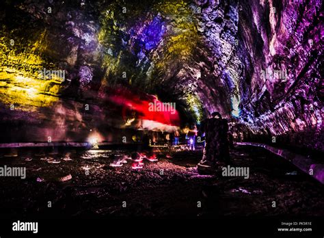 Jeju South Korea April 82018 The Manjanggul Cave Is One Of The