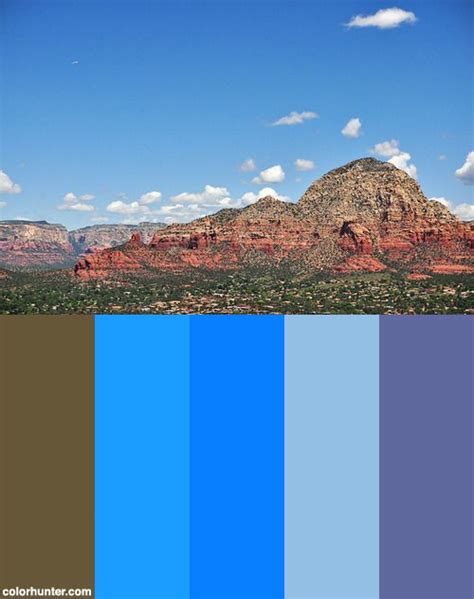 2015 05 26 Sedona 01 Color Palette Color Palette Color Schemes Palette