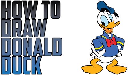 How To Draw Donald Duck Full Body Speed Drawing Expert Youtube
