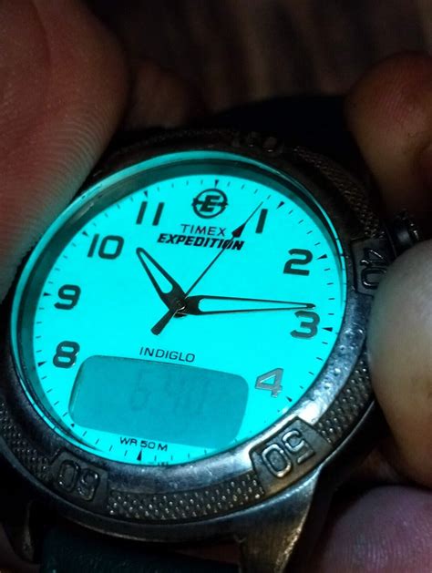 Timex Expedition Indiglo Ana Digi Quartz White Dial Men S Full Working Vintage Ebay