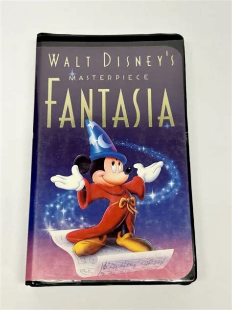 Walt Disneys Masterpiece Fantasia Vhs 1991 Video Clamshell Animated