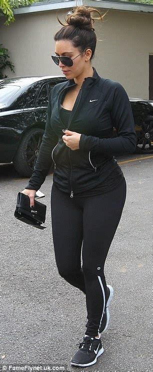 Kim Kardashian Squeezes Her Curves Into Tight Leggings As She Heads To