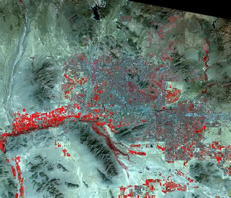 Phoenix Arizona Usa Earthshots Satellite Images Of Environmental