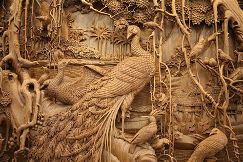 The Fine Detail Of Traditional Chinese Dongyang Wood Carving Freeyork