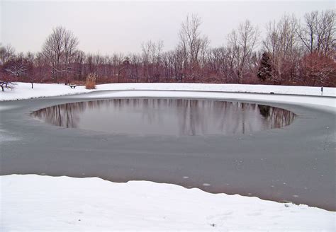 Free Images Snow Winter Pond Ice Reflection Weather Frozen