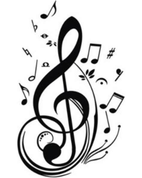 Download High Quality Music Note Clipart Treble Clef Transparent Png